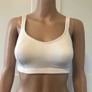 Champion White Padded Elastic Sports Bra 34D